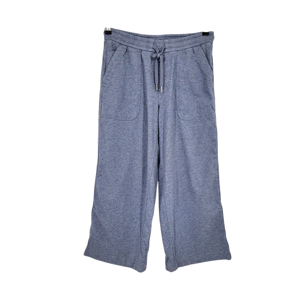 Athleta Farallon Heathered Wide Leg Light Blue Pants - Size 6